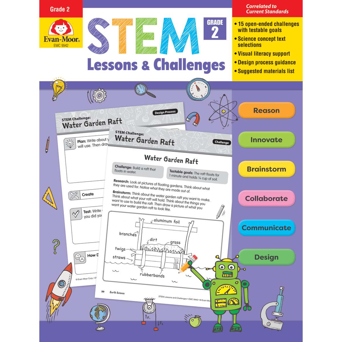 STEM Lessons &amp; Challenges, Grade 2 EMC9942