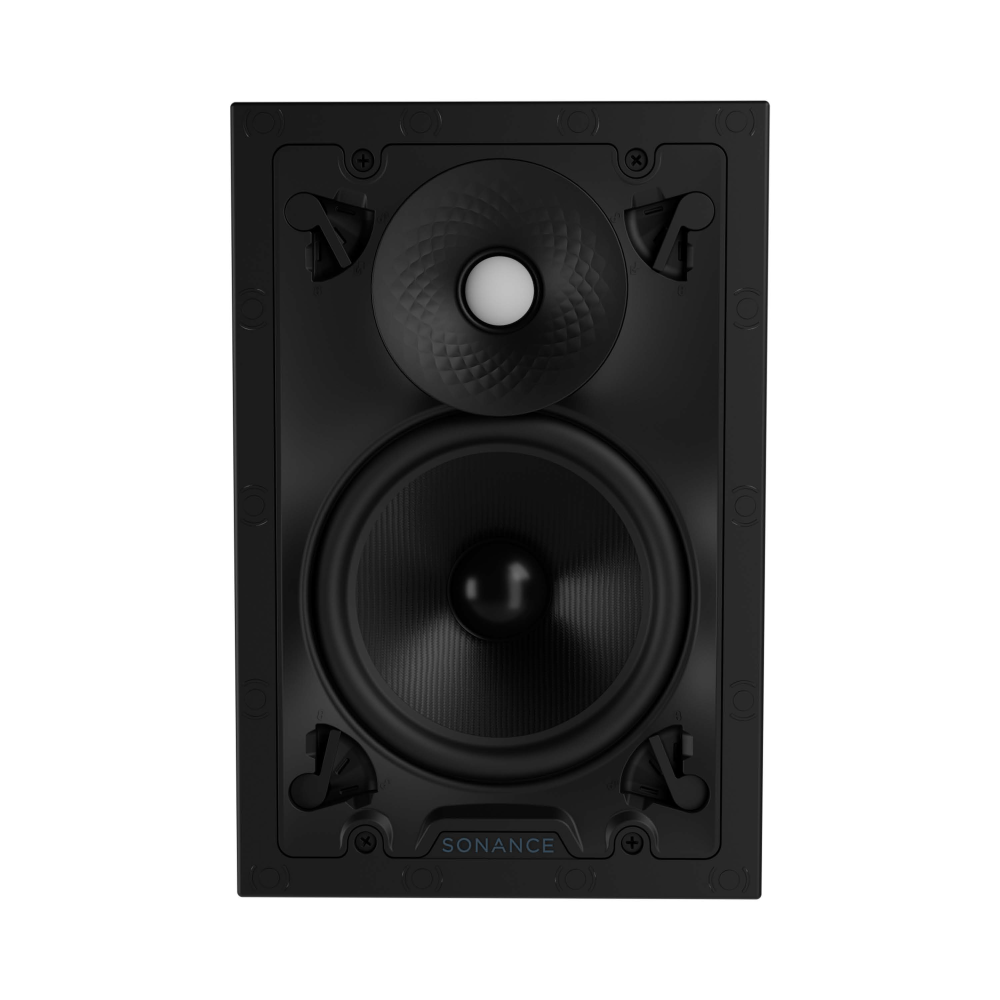 VX66 6" RECTANGLE IN-WALL SPEAKER W/ WHITE MICRO TRIM GRILLE (1 EACH)