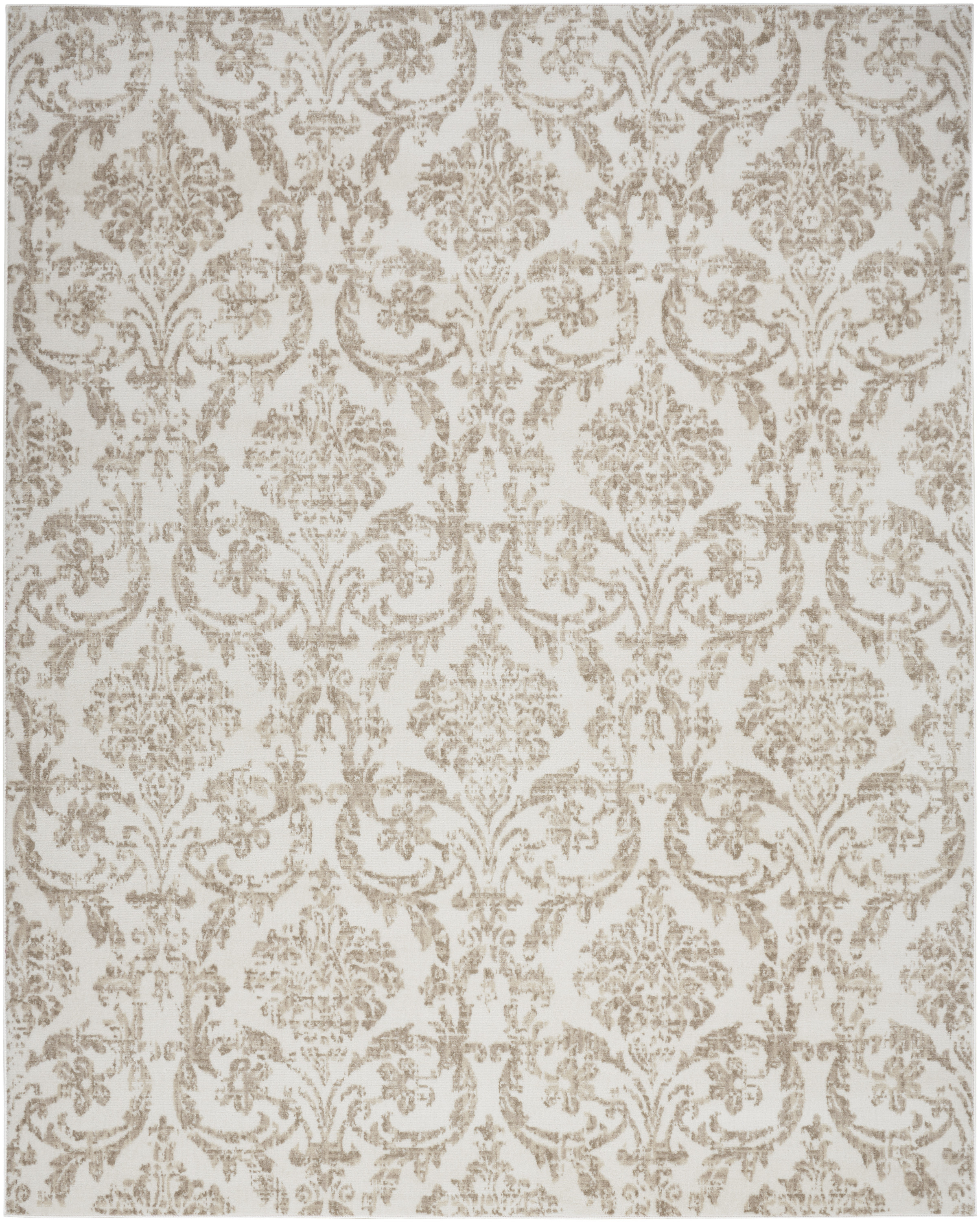 Nourison Jubilant 10' x 14' Ivory Beige Vintage Indoor Rug