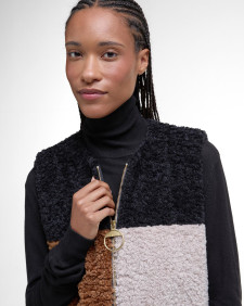 Innenfutter Cathy Fleece Natural/Camel/Black