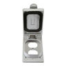 Wall Plate, PVC, 1 Gang, Duplex Receptacle, 10 per Package pk