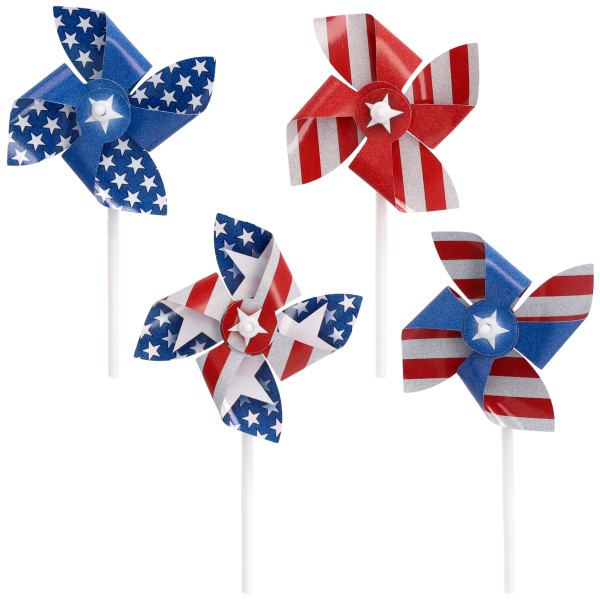 Red, White and Blue Pinwheel DecoPics®