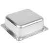 Sixth-size 2 ½-inch-deep Super Pan V® stainless steel steam table pan