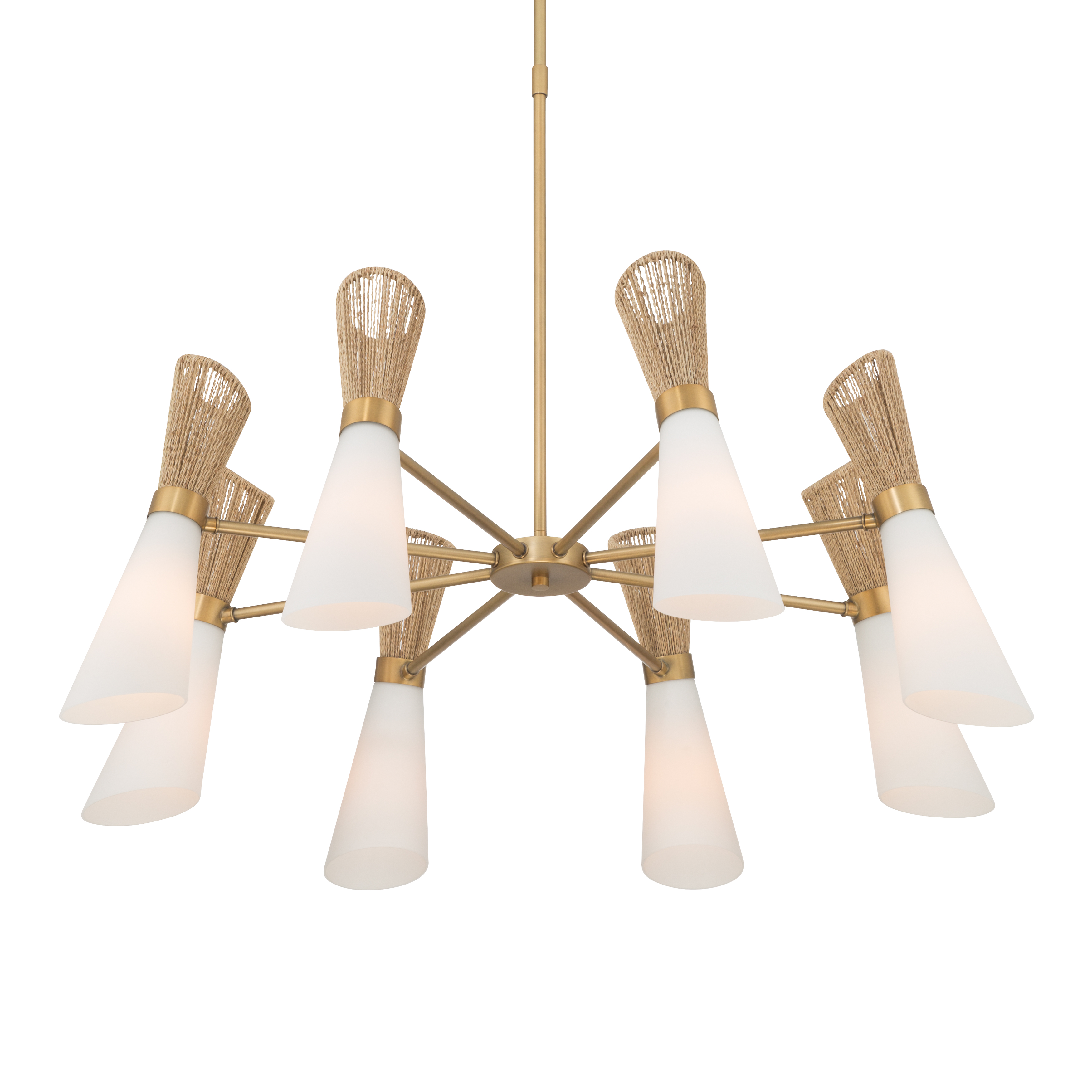 Vantrel 36" 8-Light Chandelier