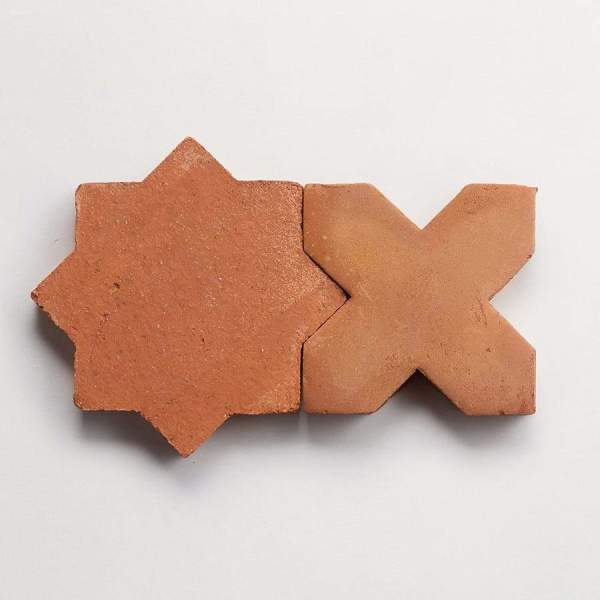 le sol: petit | star + cross (bundle) | unfinished | terracotta | sample
