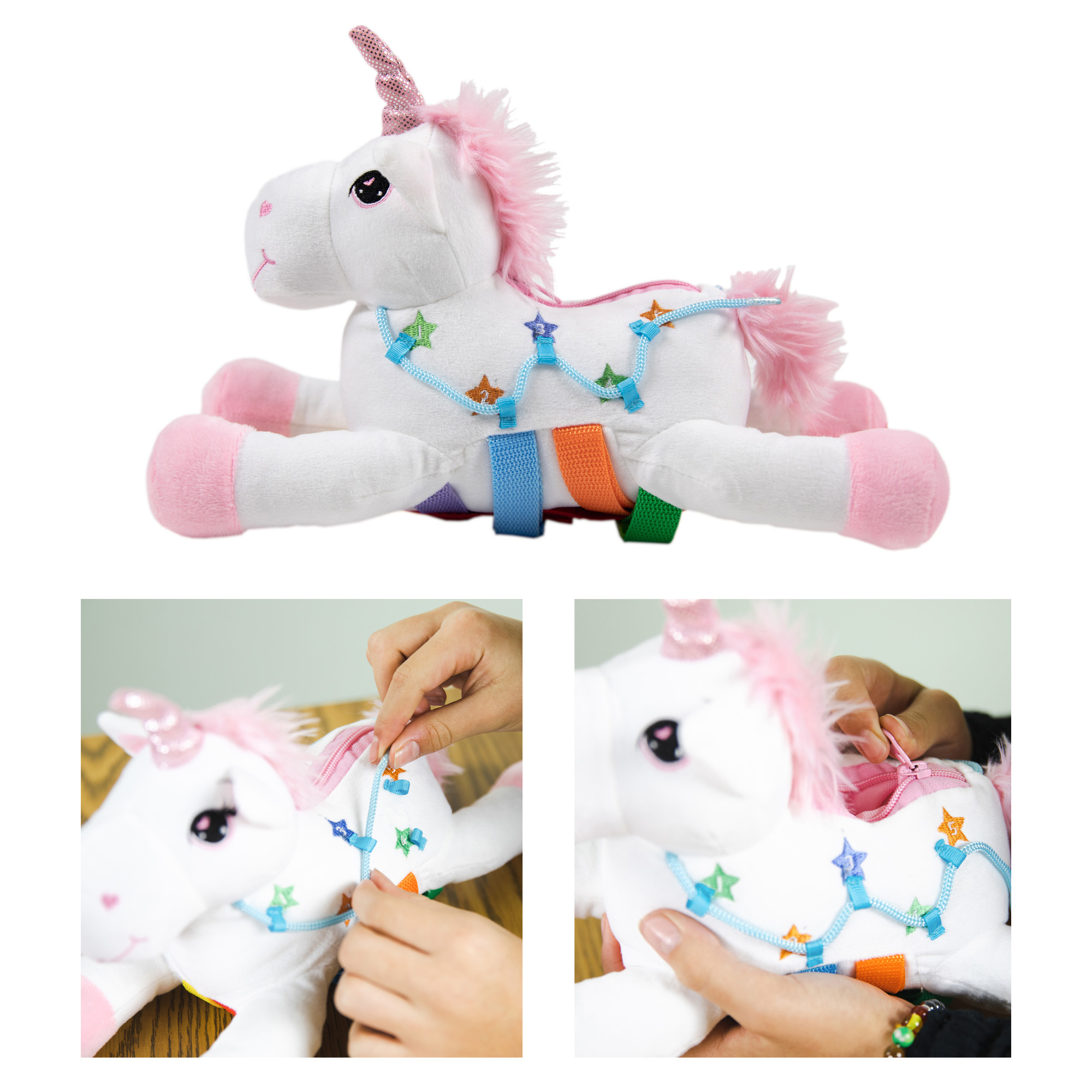 Bouncyband Busy Bee Sensory Activity Toy - Unicorn image number null