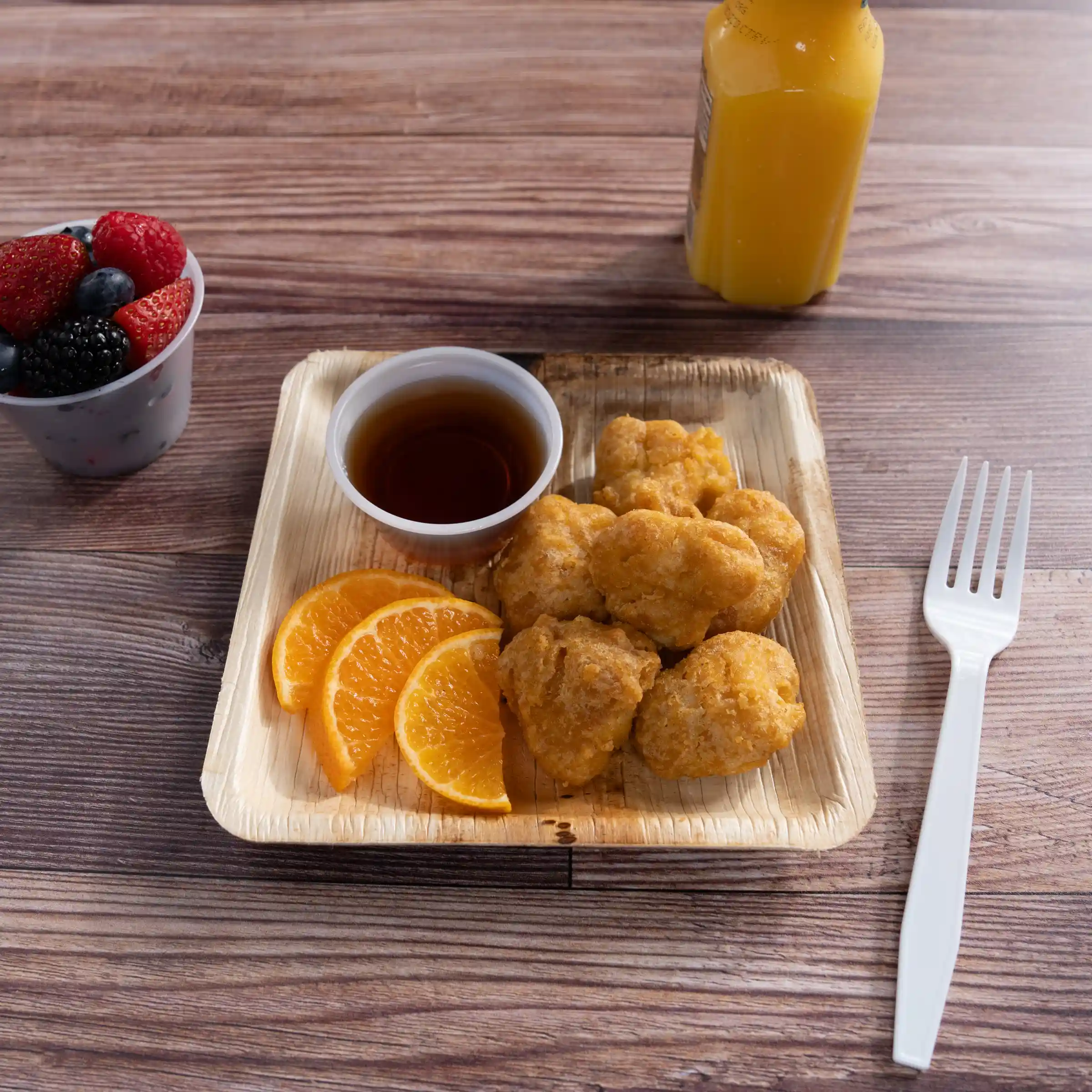 Tyson® Mega Minis® Fully Cooked Whole Grain Breaded Homestyle Waffle Flavored Chicken Chunks, 0.54 oz. https://images.salsify.com/image/upload/s--l7N6RHEP--/q_25/nb1pk5hwnabjxds42lum.webp