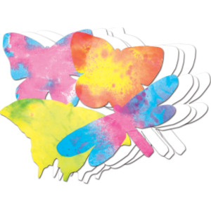 Color Diffusing Paper Butterflies, Pack of 48