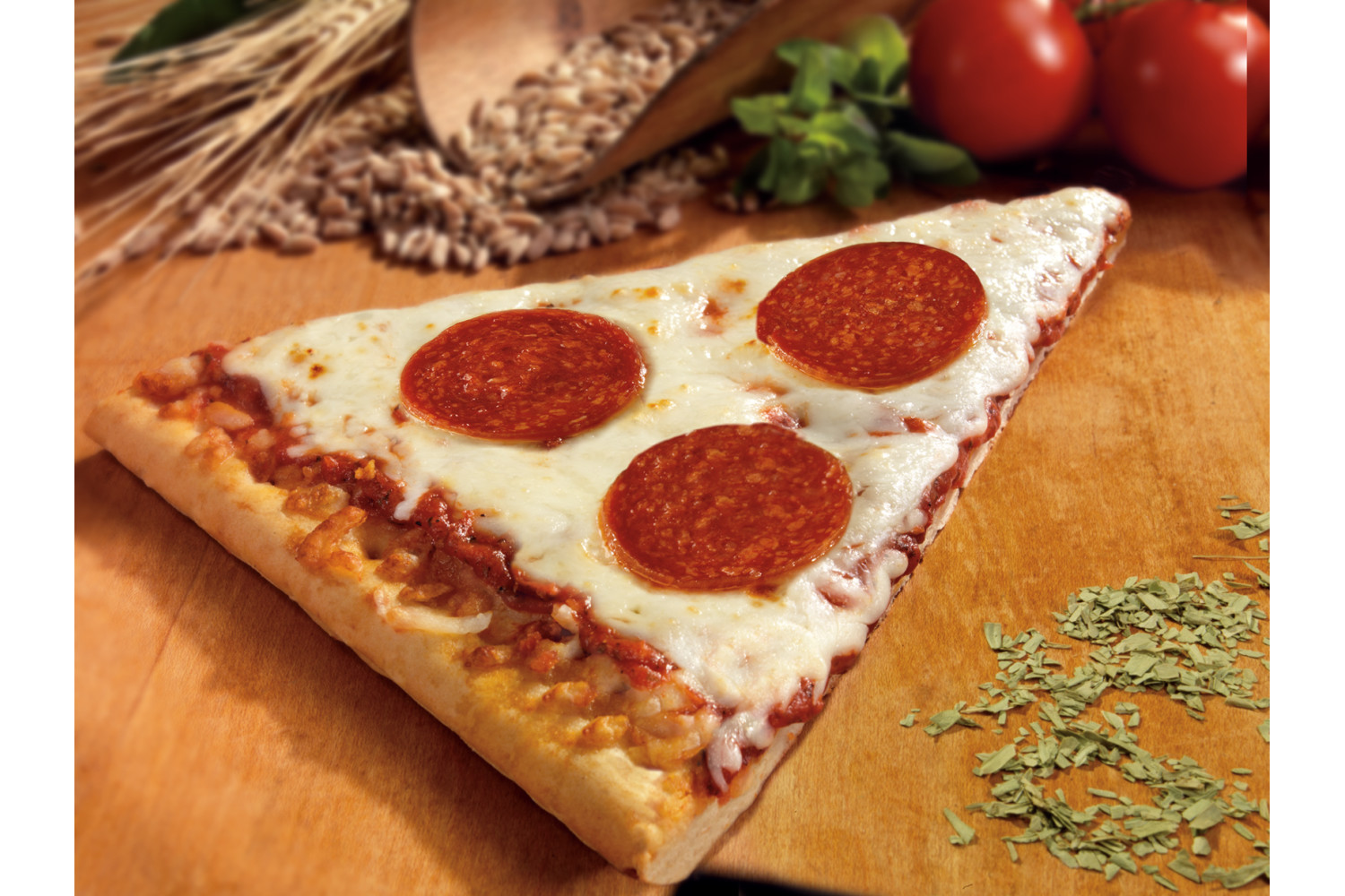Real Slice Pepperoni, 100 Mozzarella, Whole Grain, 4.67 oz, CN Conagra Foodservice