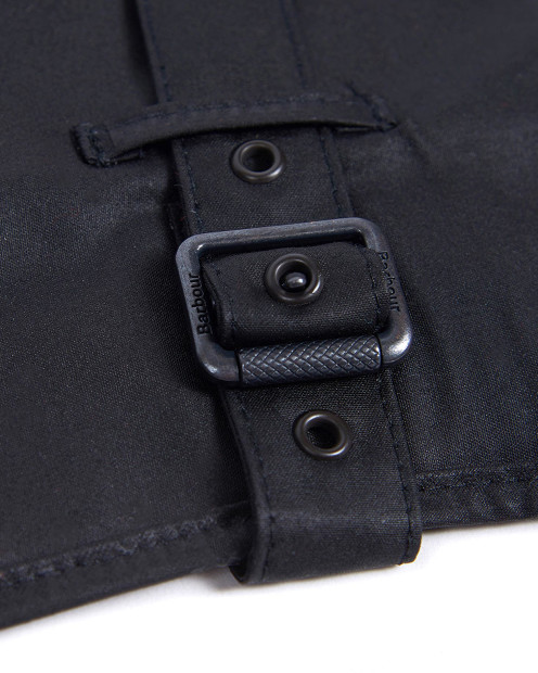 Waxed Dog Coat Classic Black