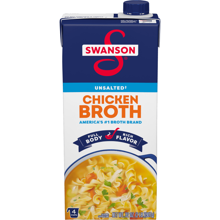 Unsalted Chicken Broth