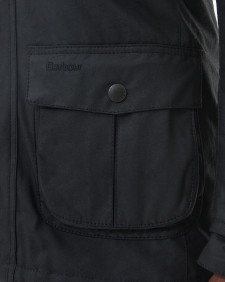 Corbridge Waxed Jacket Black-Classic