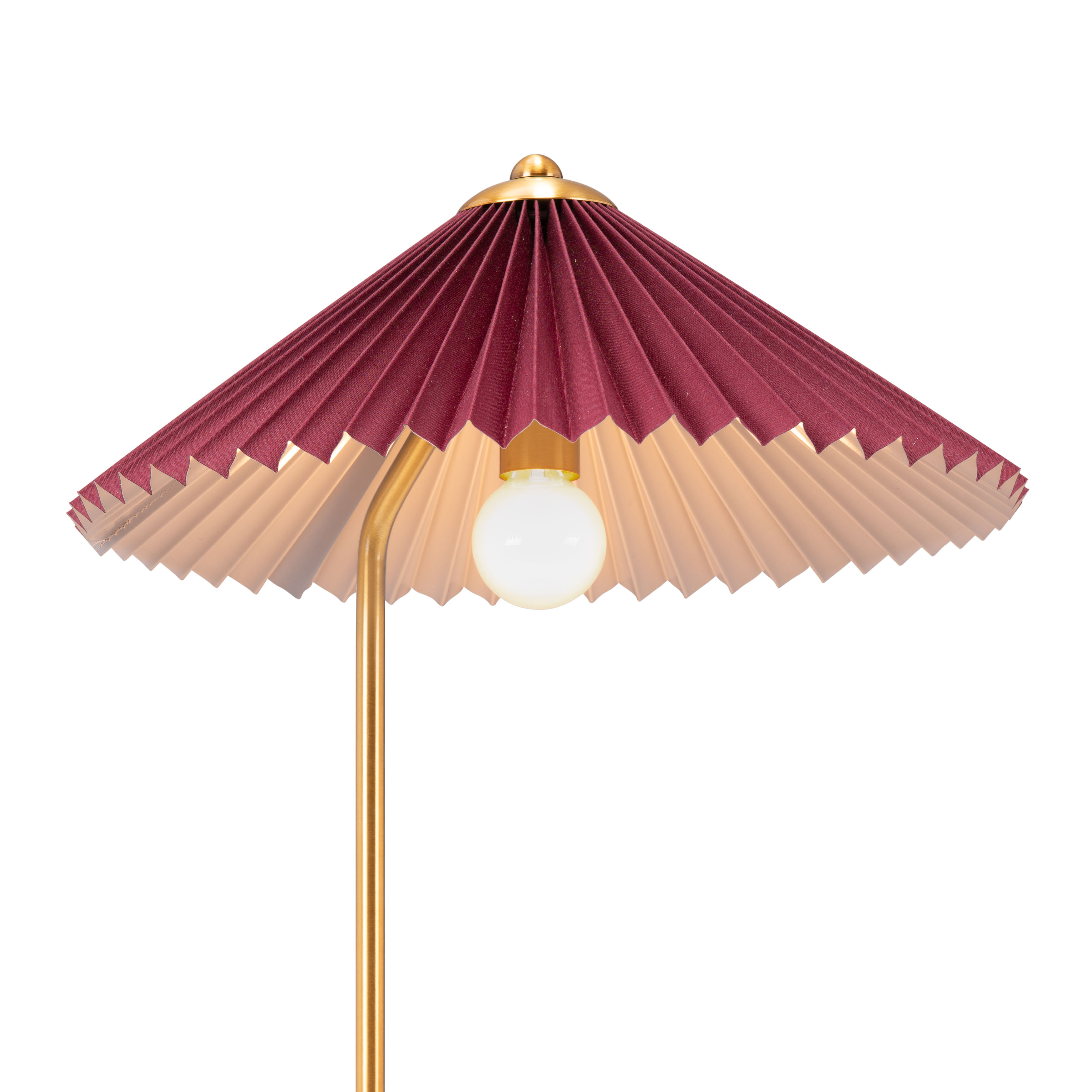 Charo Table Lamp Red & Gold product image