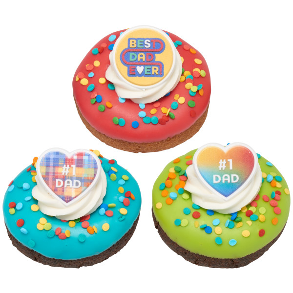 #1 Dad Assortment Cupcake Rings