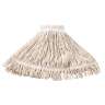 Rubbermaid Commercial, Super Stitch, Blend Looped-End Wet Mop Head with 5" Headband, 20 oz, White