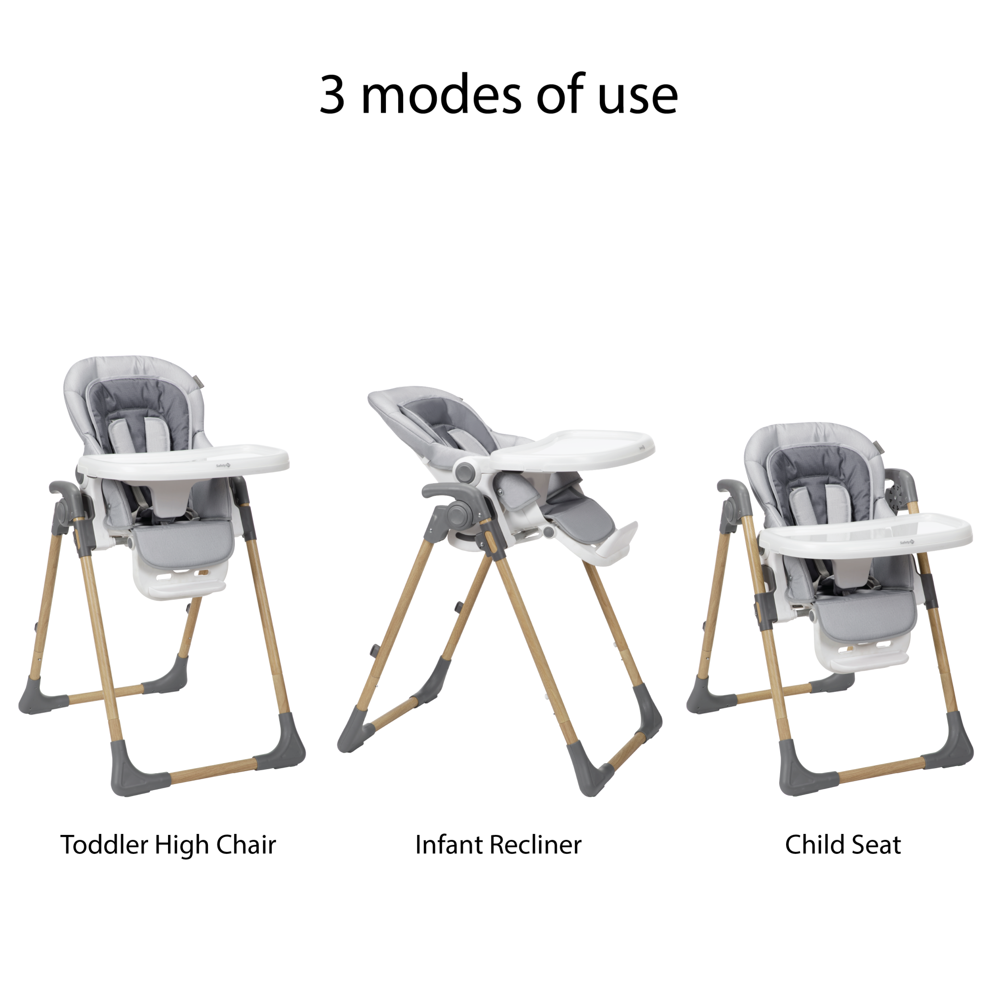 Safety 1st 3-in-1 Grow and Go Plus High Chair - Picture 3 of 14
