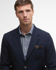 Seersucker Blazer Classic Navy