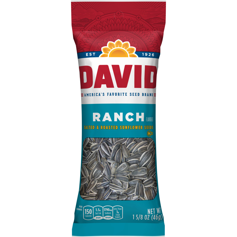 DAVID RANCH SUNFLOWER SEEDS 1.625 OZ Conagra Foodservice