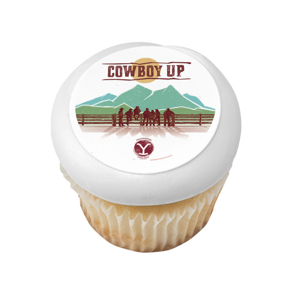 Yellowstone Cowboy Up PhotoCake® Edible Image®