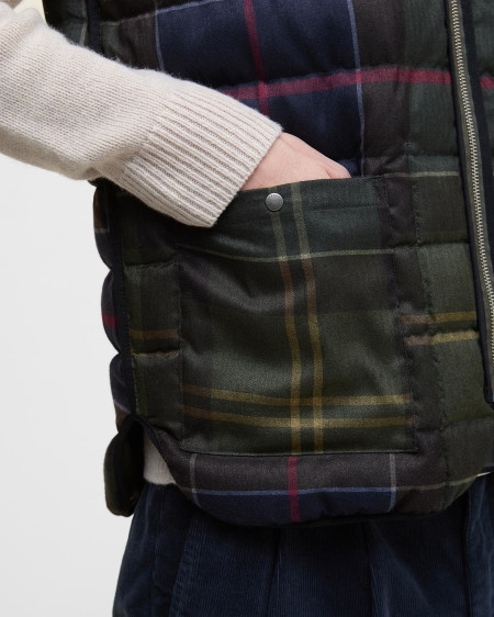 Gilet reversibile in piuma d’oca
