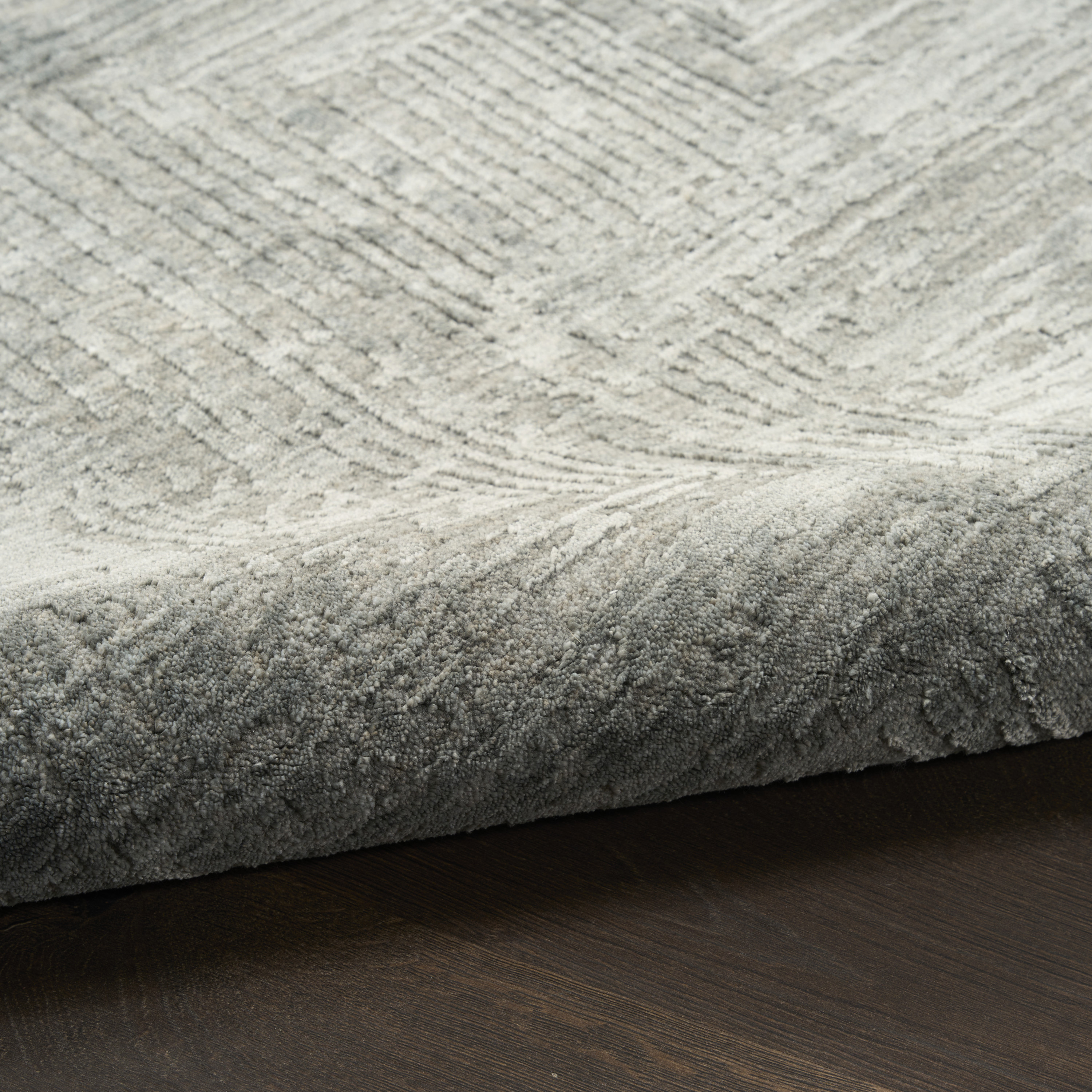 DKNY DK014 Madison Square 5'3" x 7'6" Slate Modern Indoor Rug