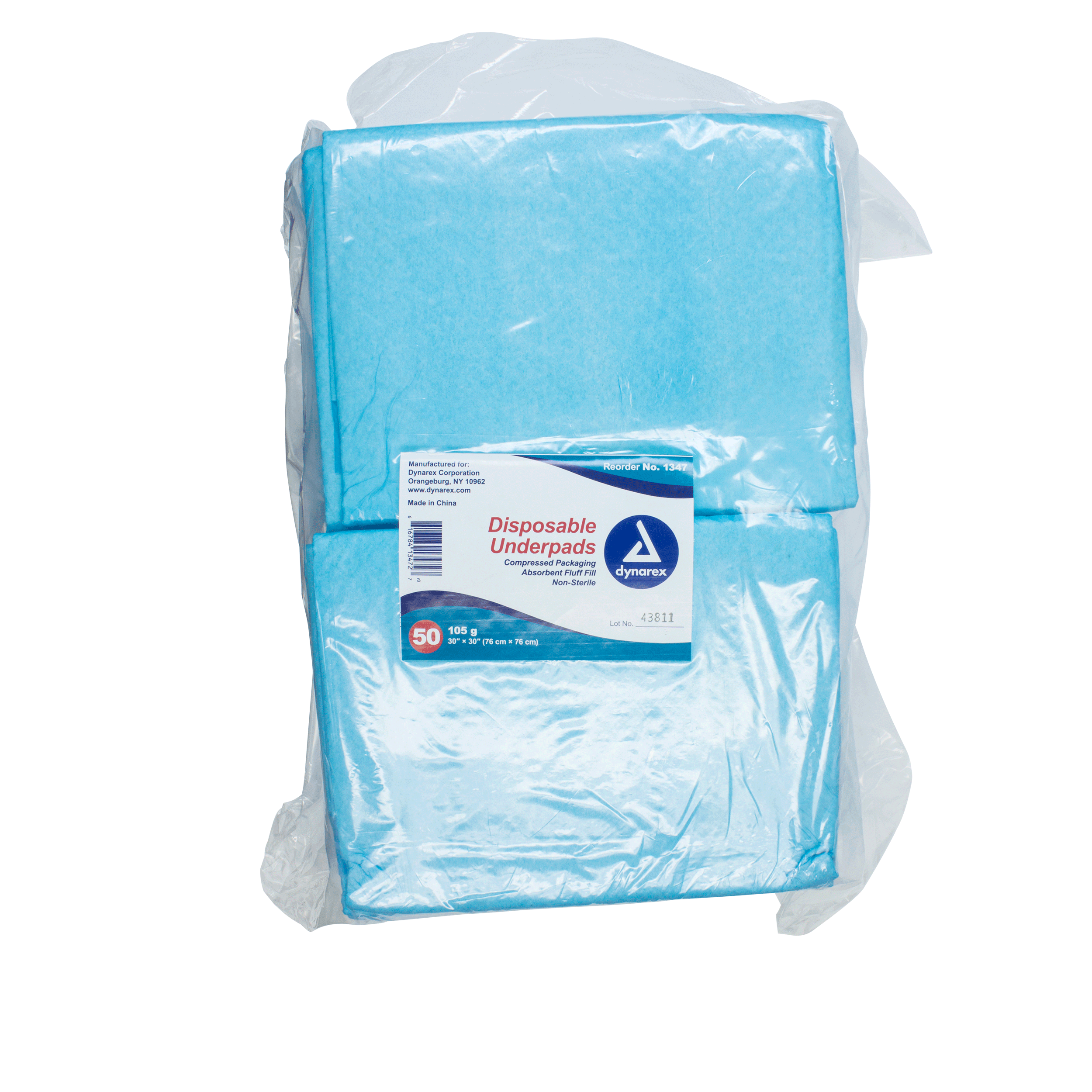 Disposable Underpads, 30 x 30 (105 g) with Polymer