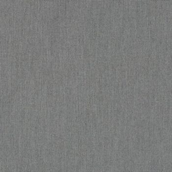 Gray heathered fabric swatch fills the frame, displaying fine woven texture; lying flat and evenly lit in neutral studio lighting, no other objects visible, edges indistinct against a uniform background.