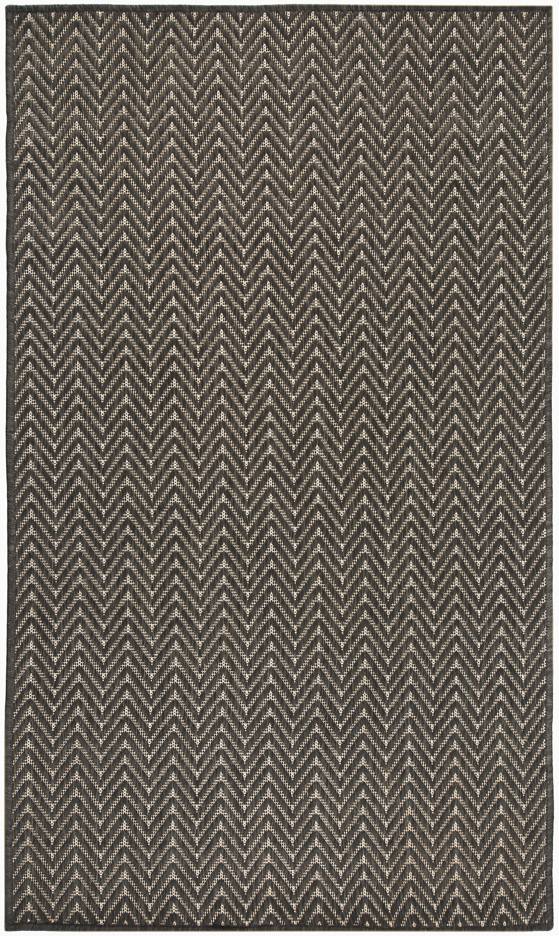 Nourison Horizon Indoor/Outdoor 2' x 3' Charcoal Modern Rug