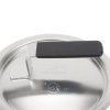 6 ⅝-inch Wear-Ever® domed aluminum cover with satin finish and dipped handle