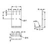15 Series Economy Floor Mount Base Plate: 3.0" x 5.0"