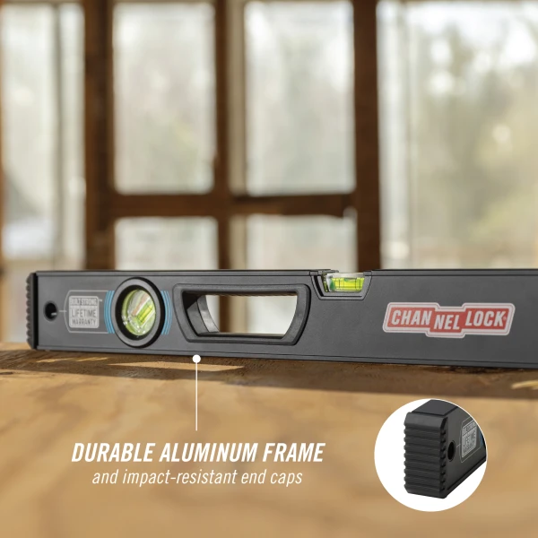 5200-0024 24-inch Professional-Grade Aluminum Box Level