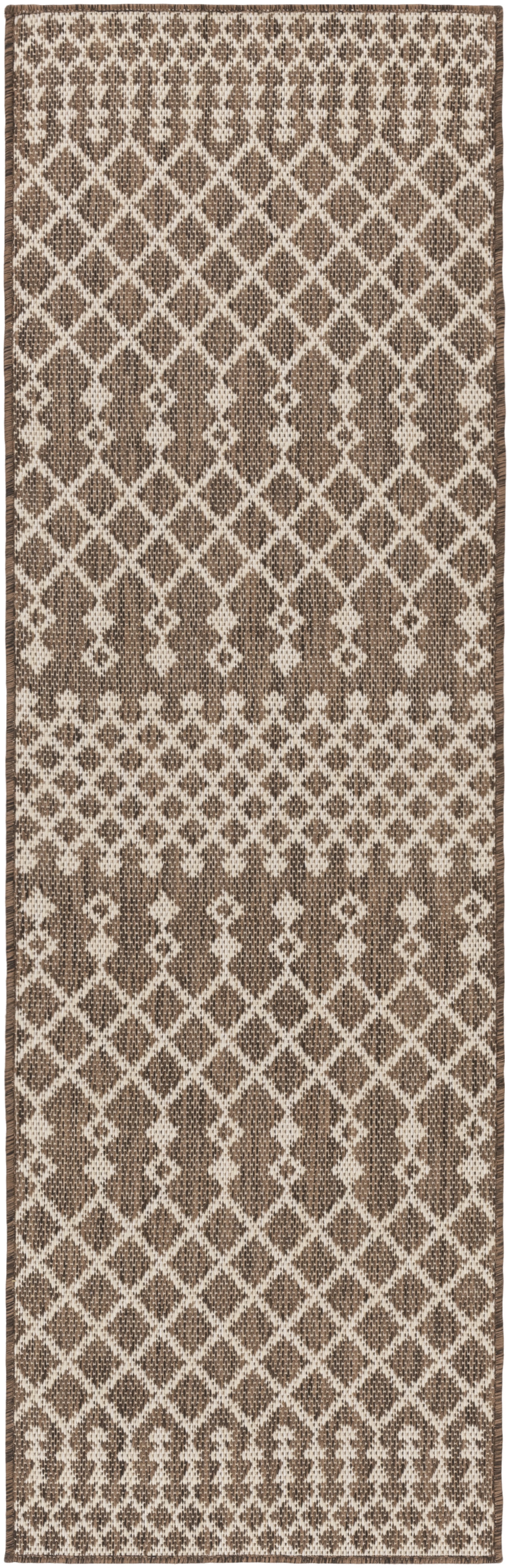 Nourison Positano 2'2" x 8' Natural Modern Rug