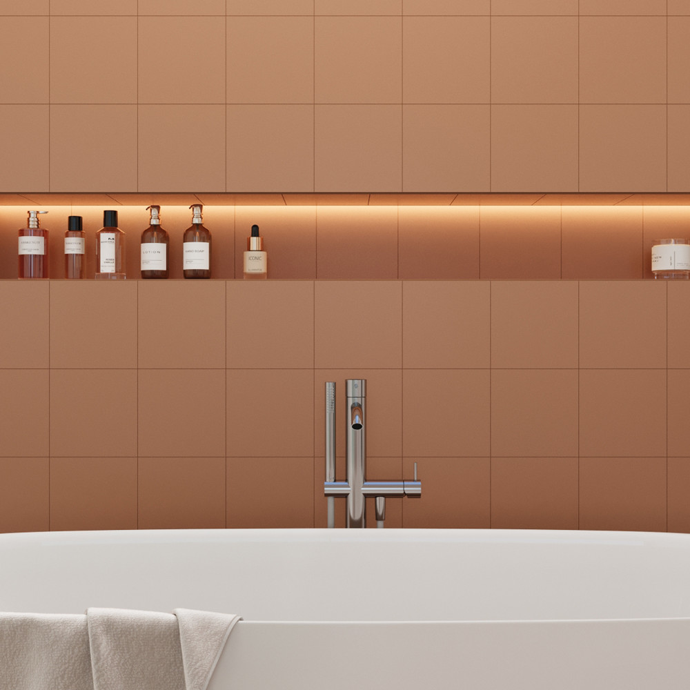 Monocolor Teja 7-7/8 in. x 7-7/8 in. Ceramic Floor and Wall Tile