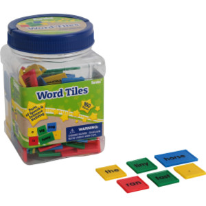 Tub of Word Tiles