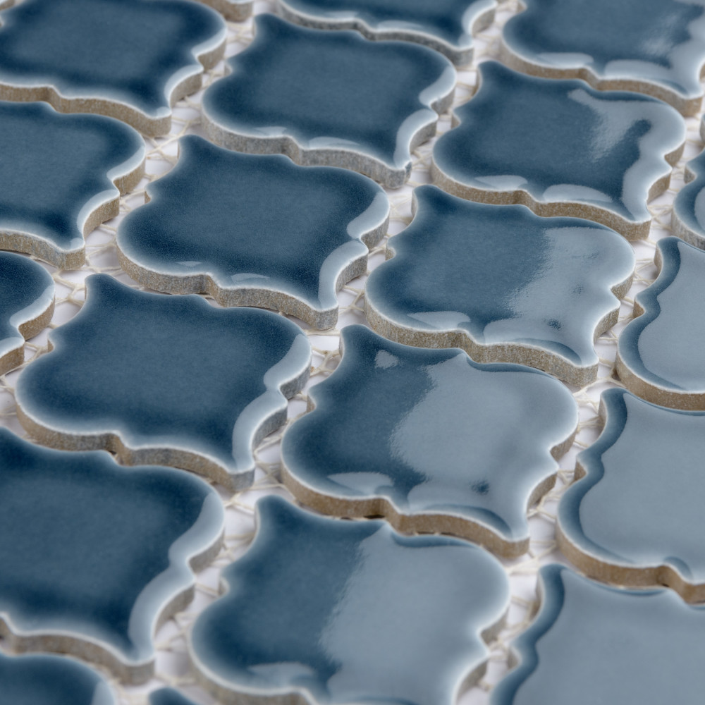 Hudson Tangier Storm Grey 12-3/8 in. x 12-3/8 in. Porcelain Mosaic Tile