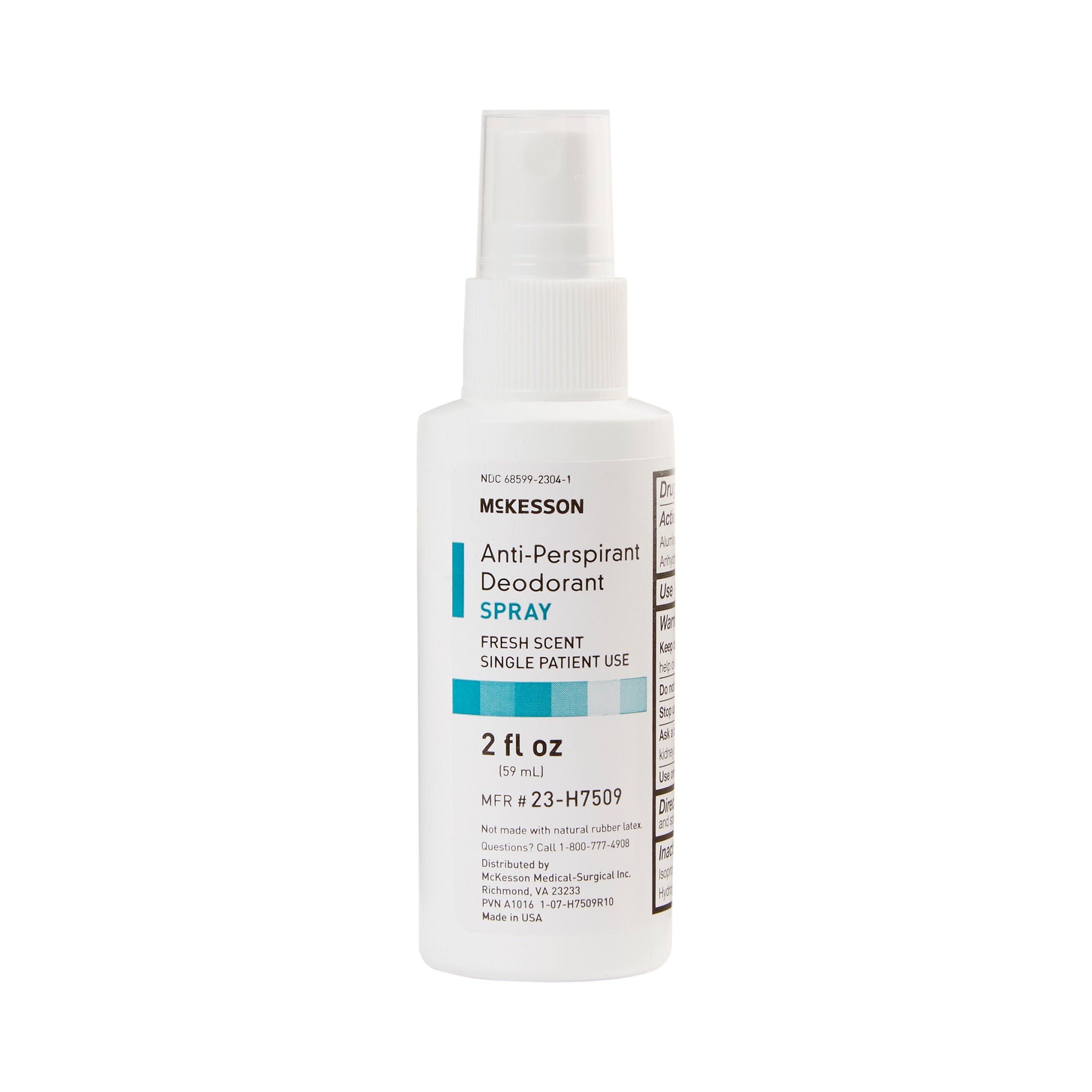 McKesson Fresh Scent Antiperspirant / Deodorant, 2-ounce Spray Bottle