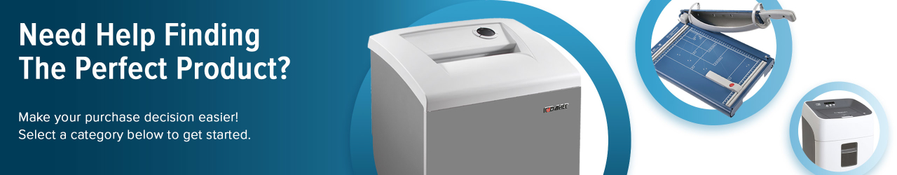 Dahle Product Selectors make it quick and easy to find the perfect product for your needs.