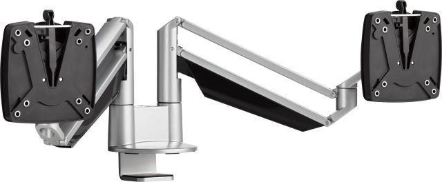 Novus CLU Duo is designed for easy alignment of two monitors for comfortable side-by-side viewing.