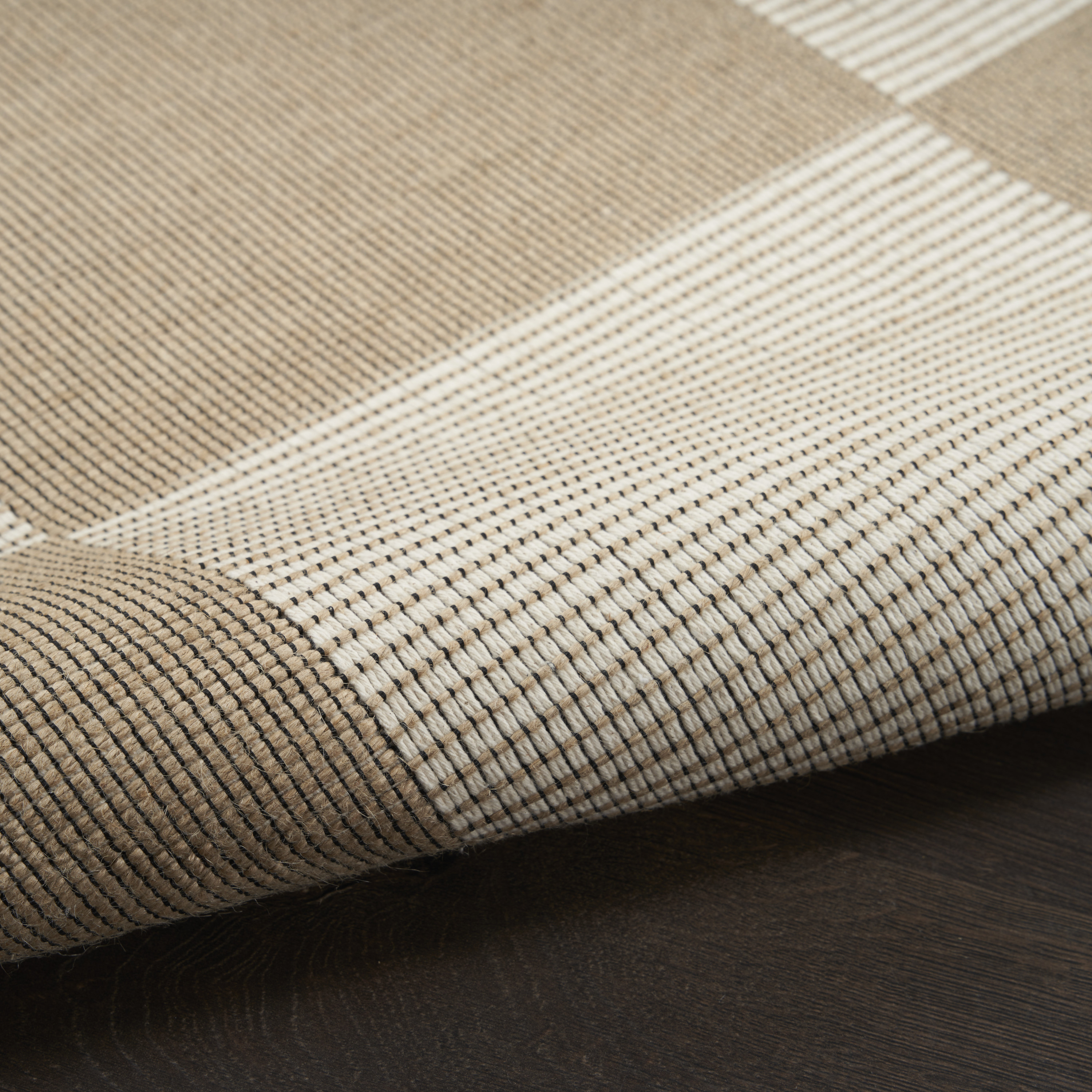 Nourison Washable Modern Jute 7'10" x 9'10" Natural Ivory Modern Indoor Rug