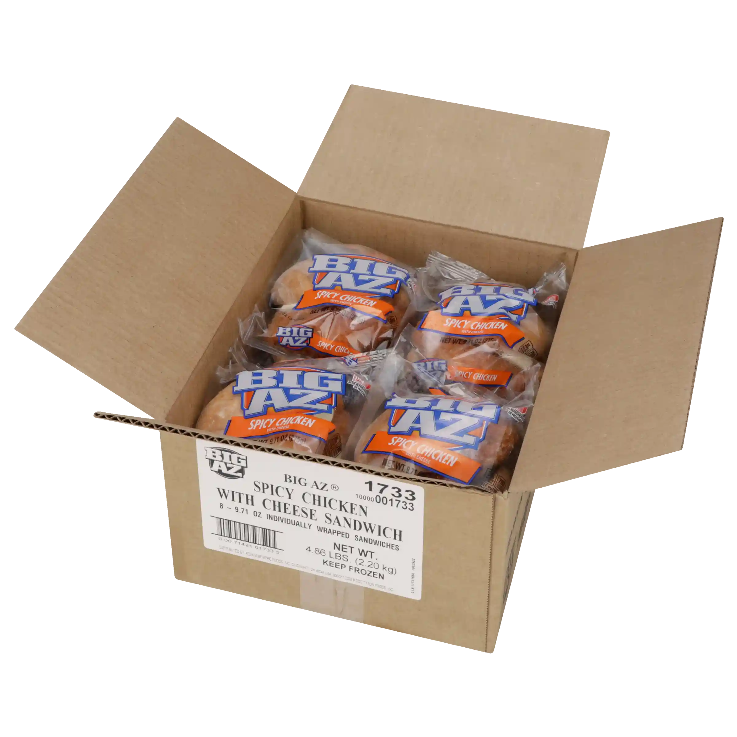BIG AZ® Spicy Chicken And Cheese Sandwich_image_4