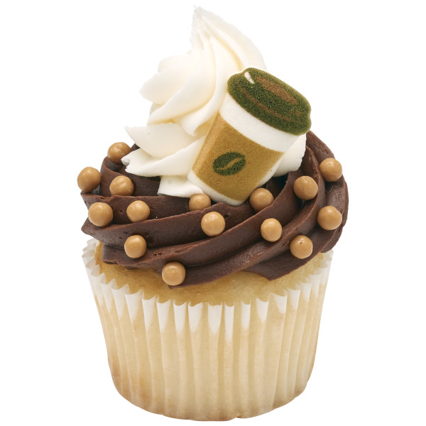 Mocha Coffee Icon - Red 3 Free Dec-Ons® Decorations