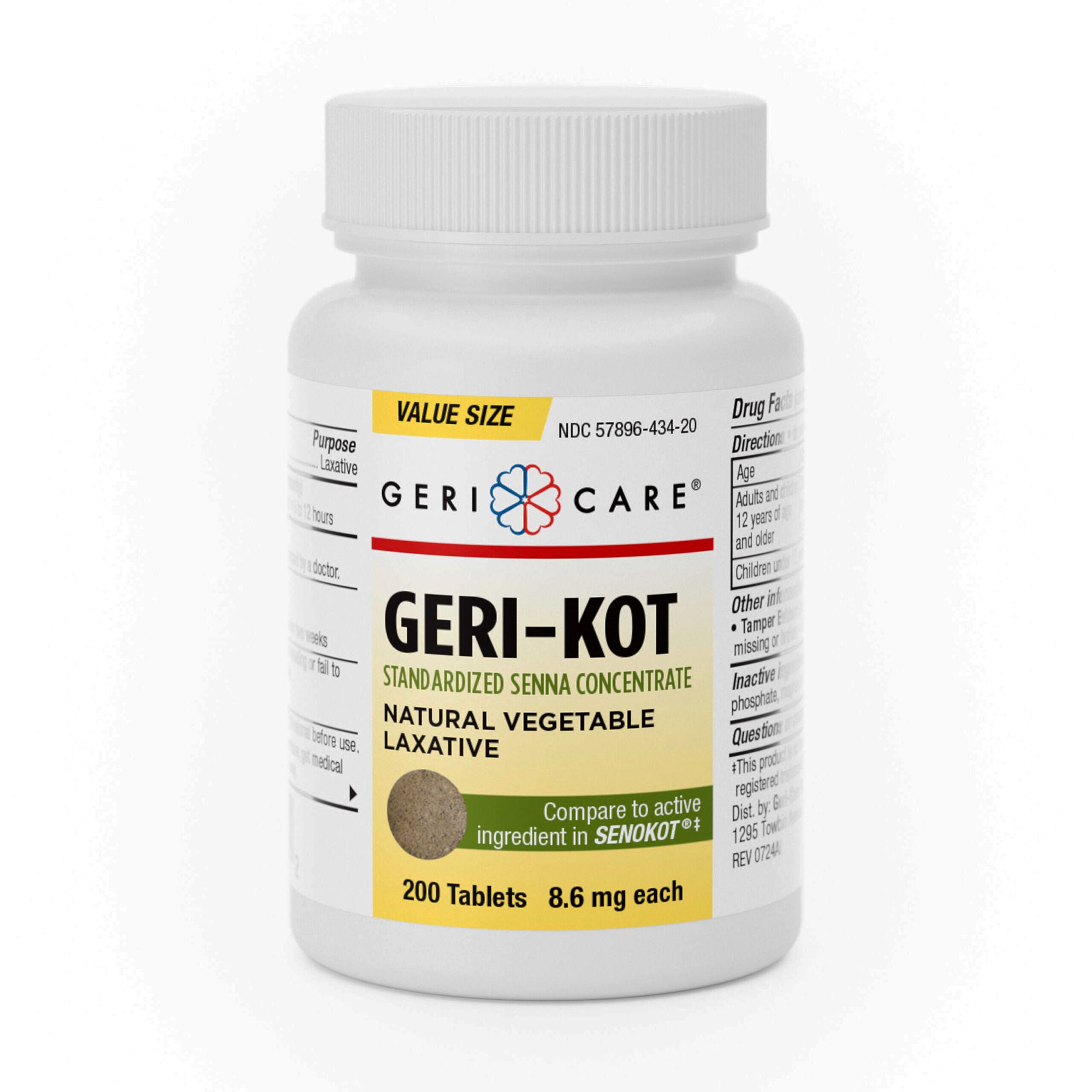 Geri-Care® Geri-Kot Senna Concentrate Natural Vegetable Laxative