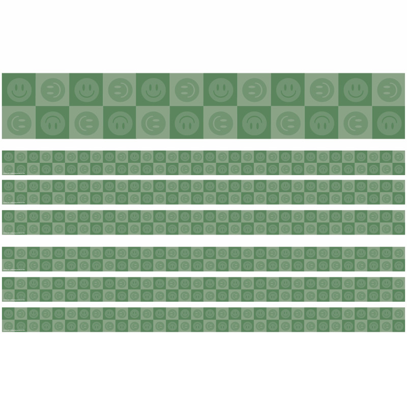 Green Smiles Deco Trim, 37 Feet Per Pack, 6 Packs