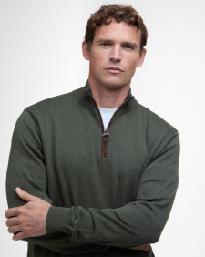 Bayfield Half-Zip Jumper Mid Olive
