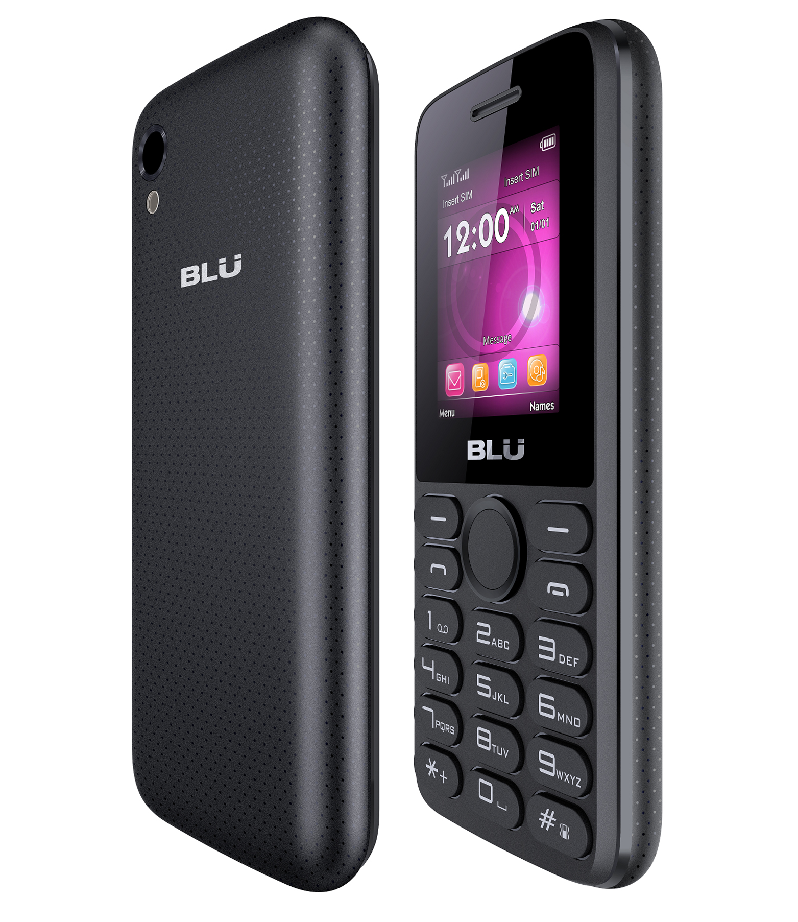 BLU Tank Plus T332 Unlocked GSM Dual-SIM MP3 & MP4 Player Bar Phone ...