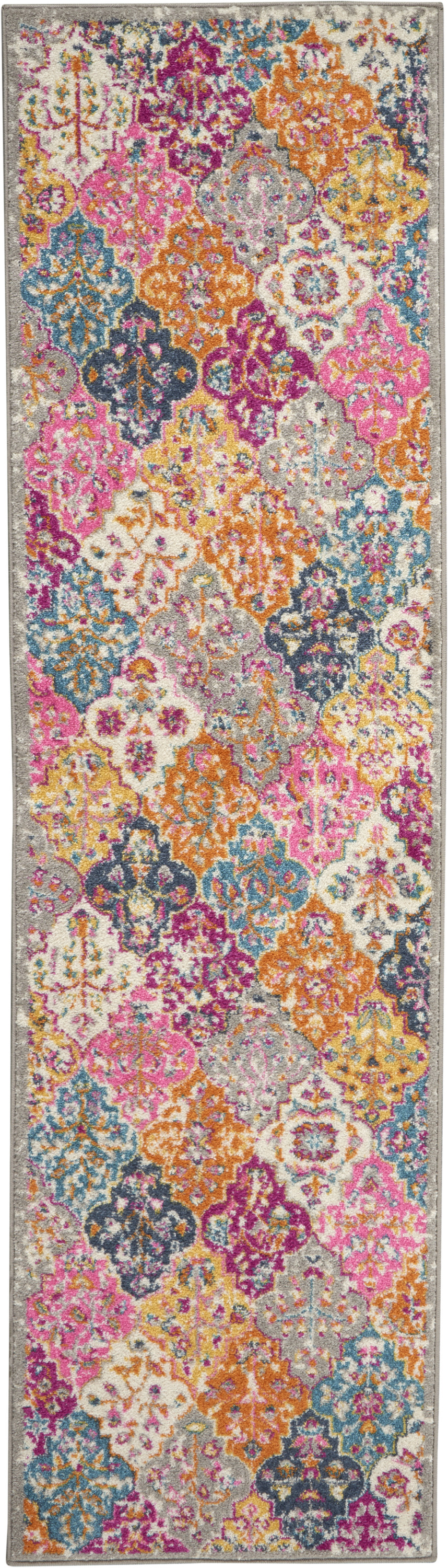 Nourison Passion 2'2" x 7'6" Multicolor Bohemian Indoor Rug