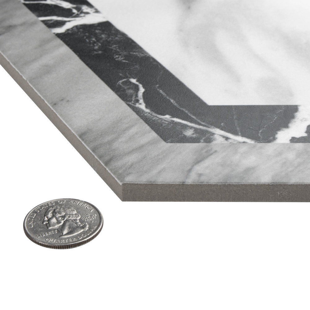Marbilia Hex Agra with Biotech 11 in. x 13 in. Porcelain Floor and Wall Tile