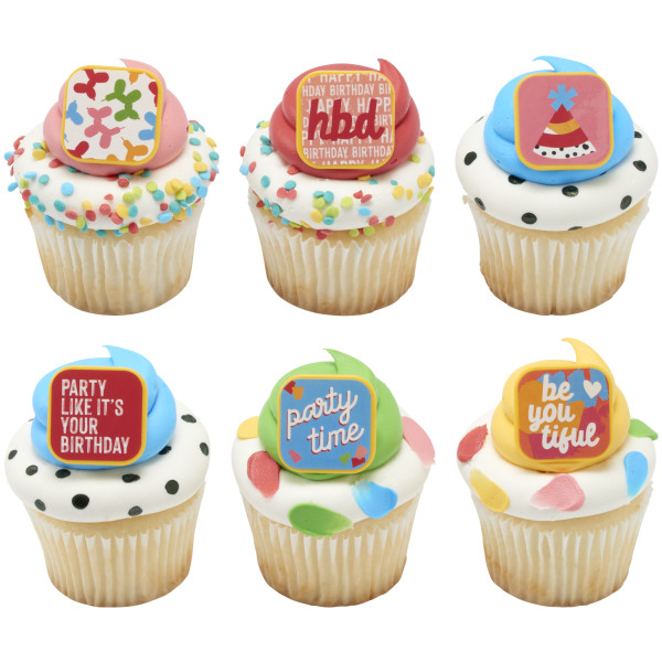 Joyful Expressions Assortment Cupcake Rings
