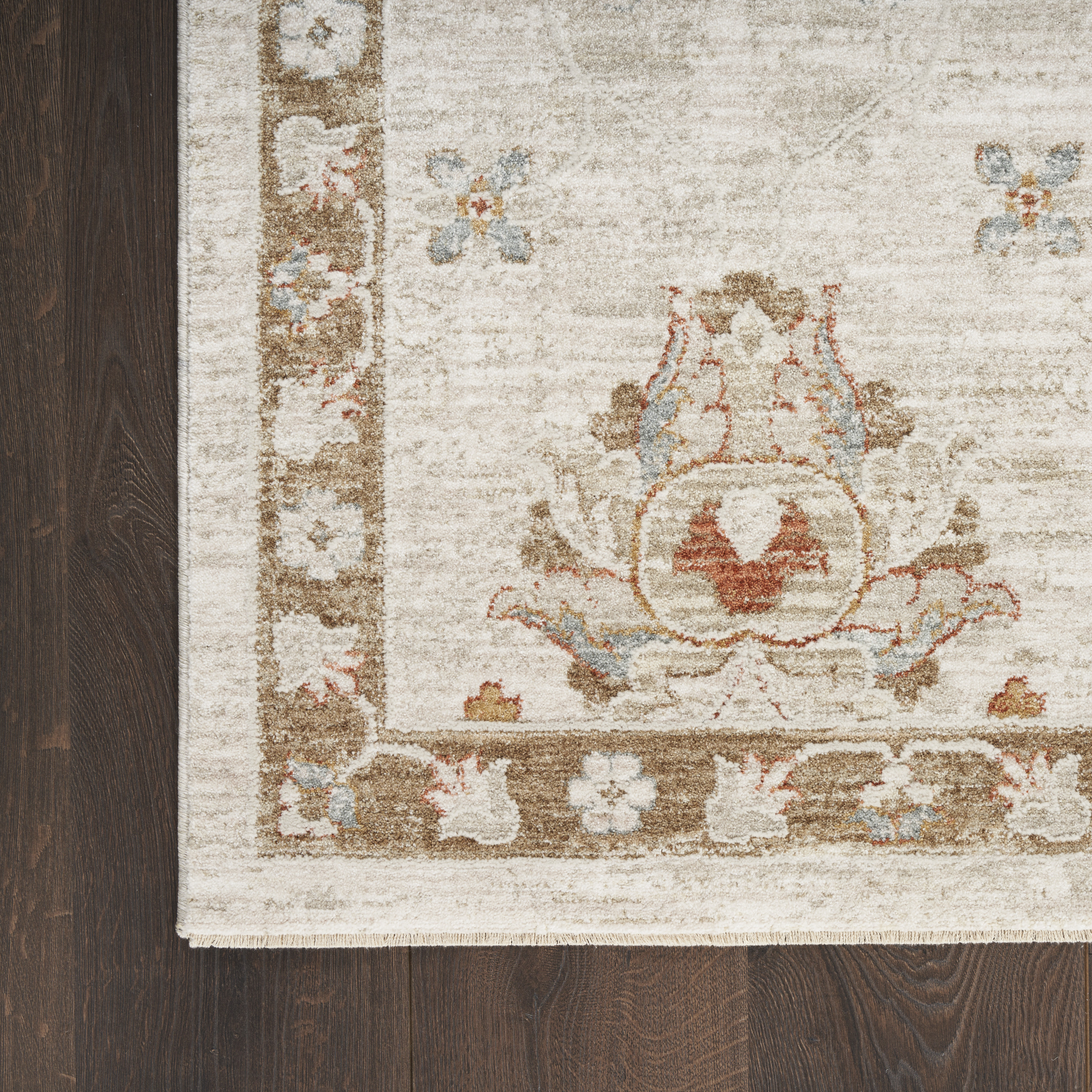 Nourison Infinite 2'3" x 10'2" Ivory Vintage Indoor Rug