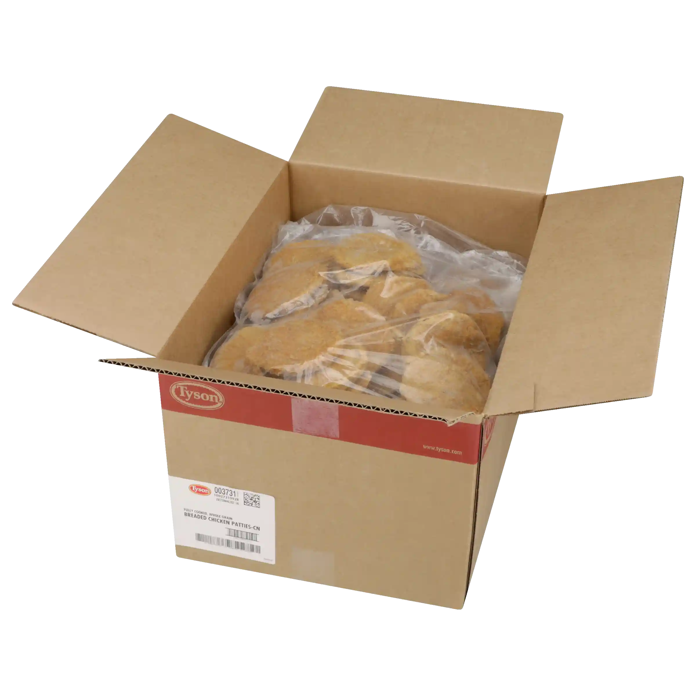 Tyson® Fully Cooked Whole Grain Breaded Chicken Patties, CN, 4.07oz _image_4